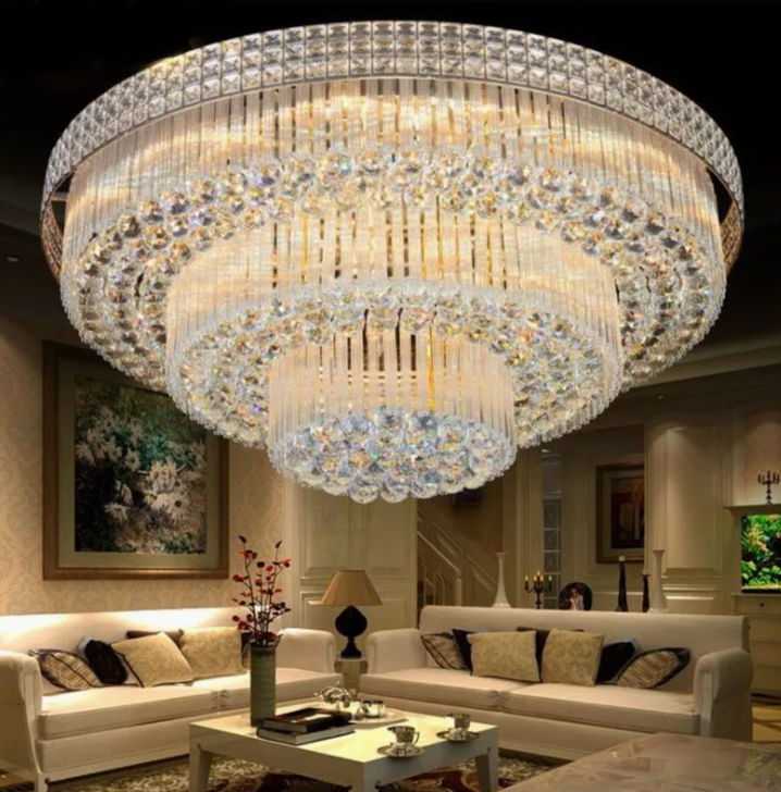 Luxury Crystal LED Ceiling Chandelier