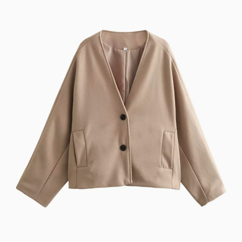 Elegant Women’s Woolen Kimono Top – Stylish Autumn & Winter Layer